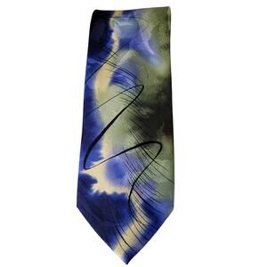 J.Garcia 100% Silk Tie Emerging Elephants Collection Fifty-Eight Art to Wear‎